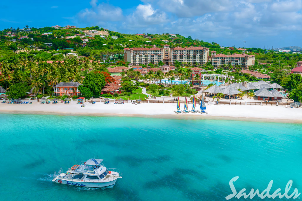 A Resort With a Beach View and Boats